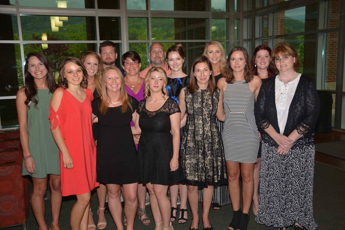 Occupational Therapist graduates at their pinning ceremony