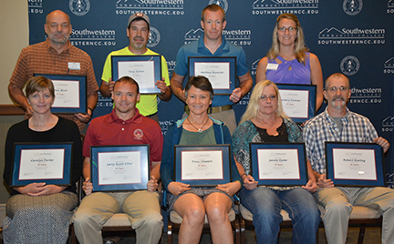 Photo of SCC employees with 15 years of service