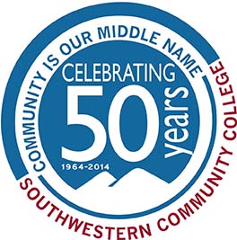 Photo of SCC's 50th Anniversary Logo
