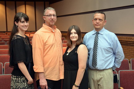 Photo of Swain County honorees at SCC’s academic awards ceremony