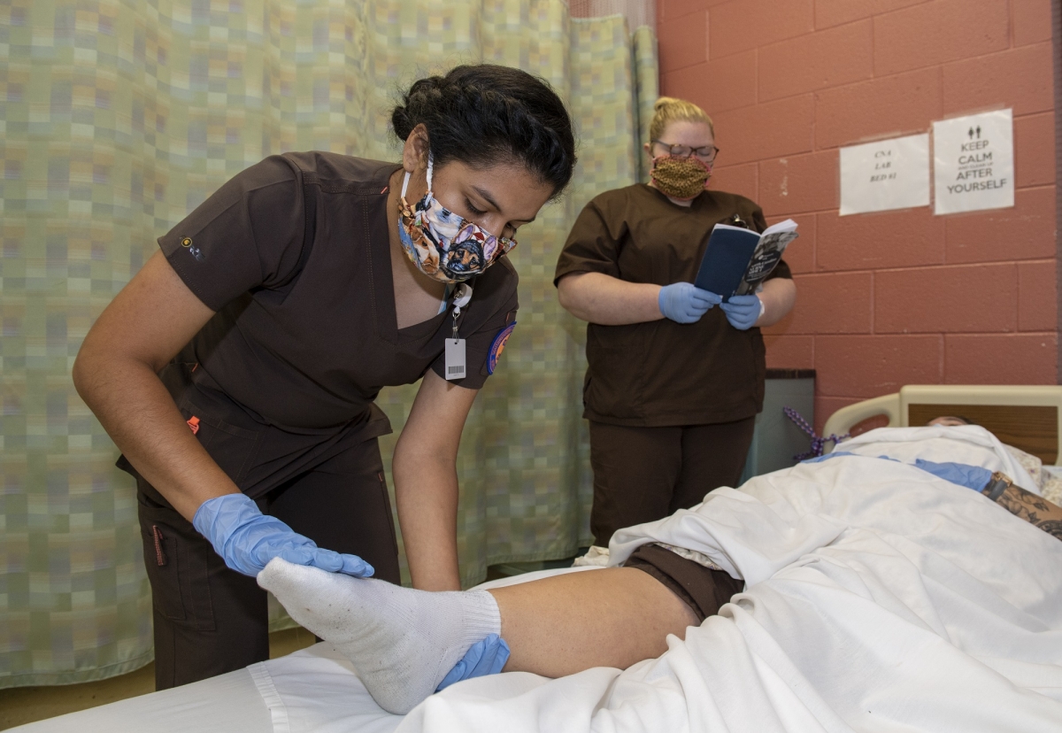 Nurse Aide students undergo training at SCC