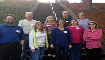 SCC basic skills instructors pictured outside at the Jackson Campus.
