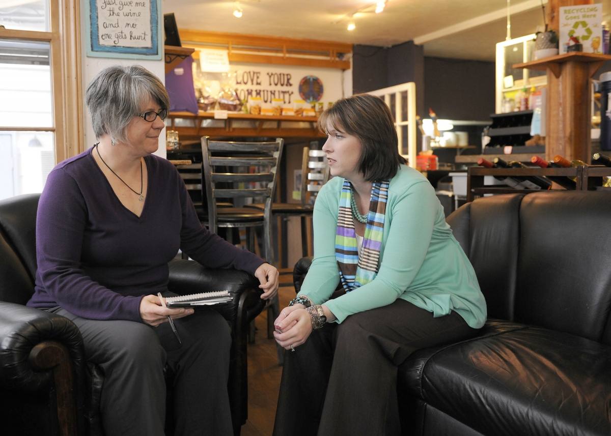 Photo of Tiffany Henry and Bernadette Peters