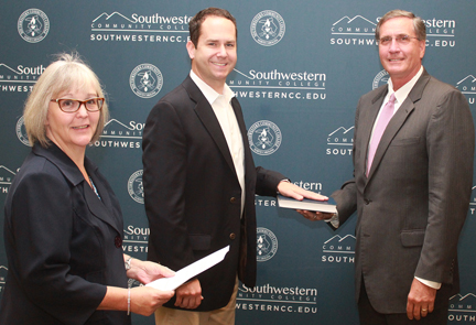 Photo of Ann Melton, Jeremy Hyatt and Dr. Don Tomas.