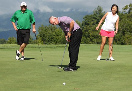 Photo of Van Crisp, Chad McMahon and Angie Franklin.