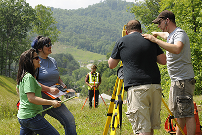 Photo of SCC Civil Engineering Technology program students