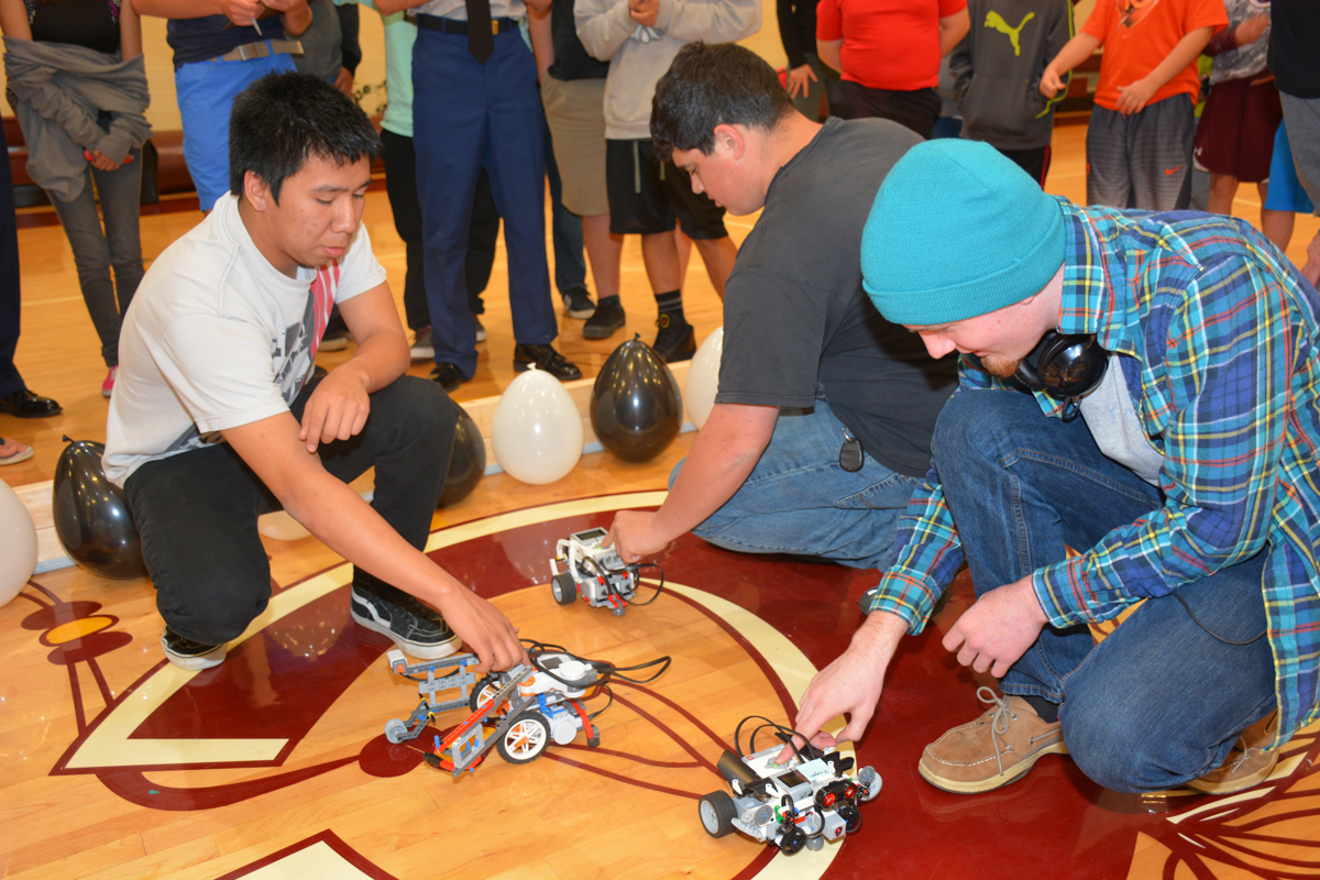 Photo of Taylor Wachacha, Keith Hackler and Nick Abbott