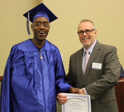 Photo of Stanley Kingsberry and Dr. Thom Brooks