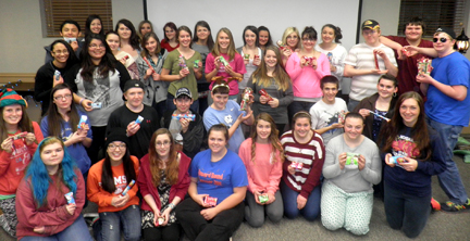 Photo of area high school students