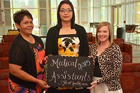 Photo of Medical Assisting honorees from Jackson County