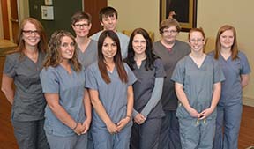 Photo of Nurse Aid honorees from Jackson County