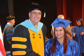 Photo of Dr. Don Tomas and Lesly G. Matamoros Hernandez.