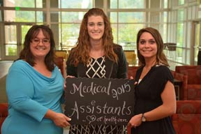 Photo of Medical Assisting honorees from Macon County