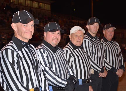 Photo of Curtis Dowdle and other officials