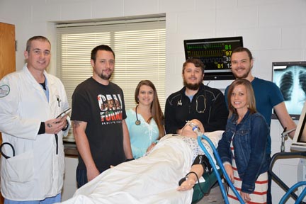 Photo of Brent Holland, Jay Cleary, Kdasey Wilson, Matt Hixon, Chase Souza and Samantha Campbell