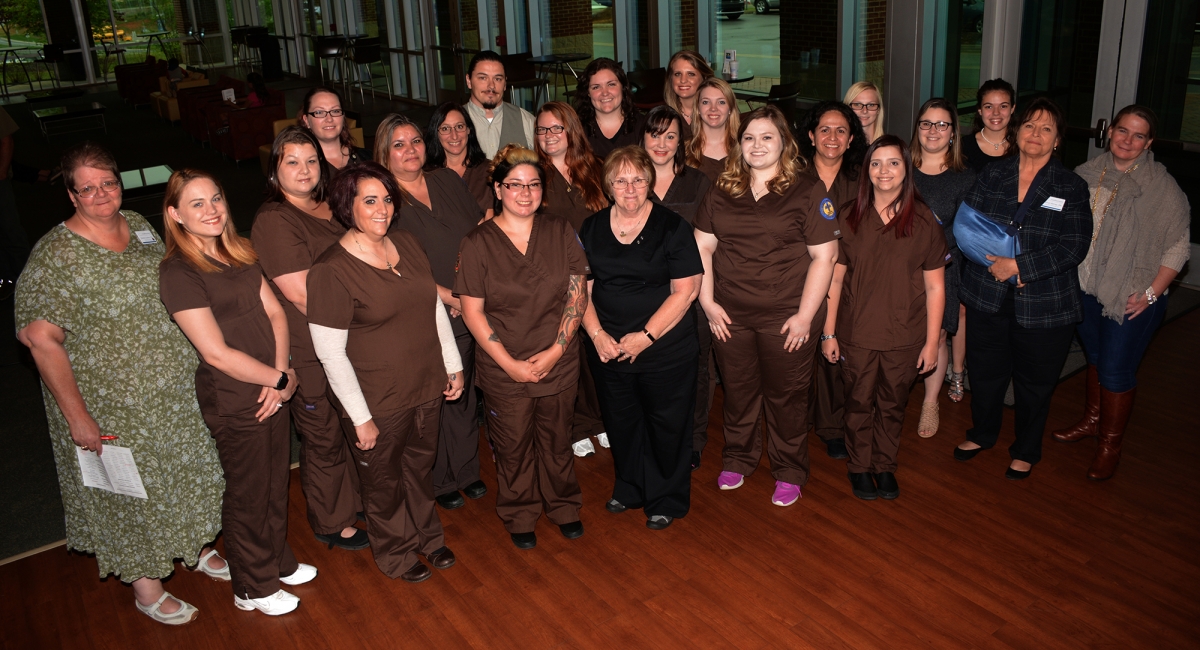 SCC Nurse Aide students at their pinning ceremony on May 4.