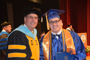 Photo of Dr. Don Tomas and Tyler Christian Morrow.