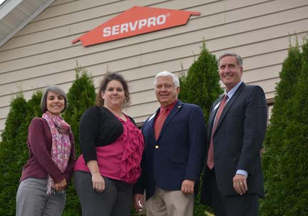 Photo of Susan Bowles, Kathy Posey, institutional development associate at SCC; Charles Wolfe, Student Success Campaign chairman; and Dr. Don Tomas, president of SCC.