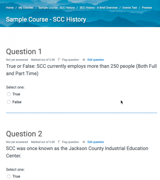 image of online test