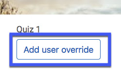 Add user override image