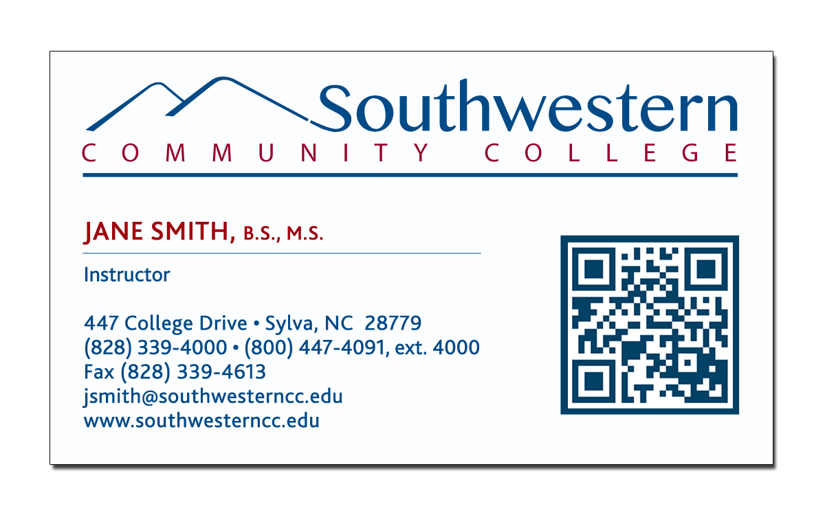 Sample+Tutor+Business+Cards Business Card Request Form | SOUTHWESTERN COMMUNITY COLLEGE