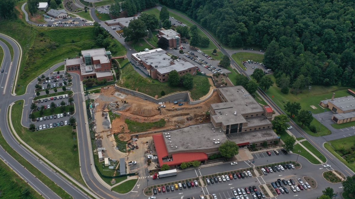 Aerial photography of SCC's Jackson Campus