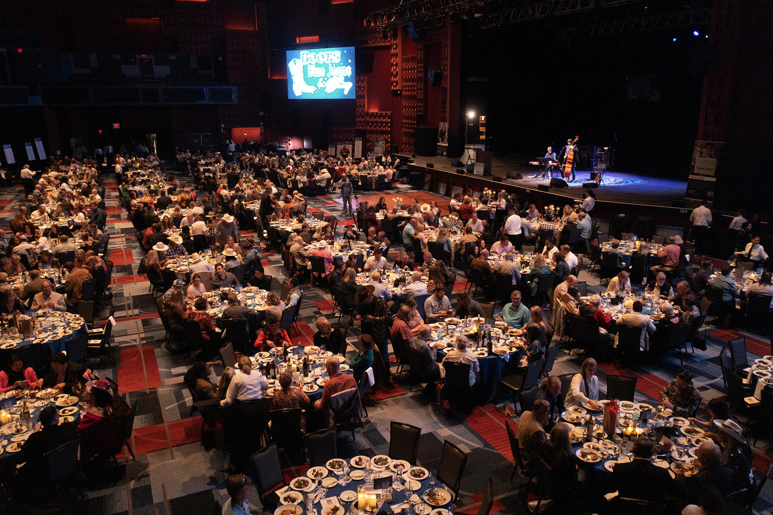 Overhead view of gala