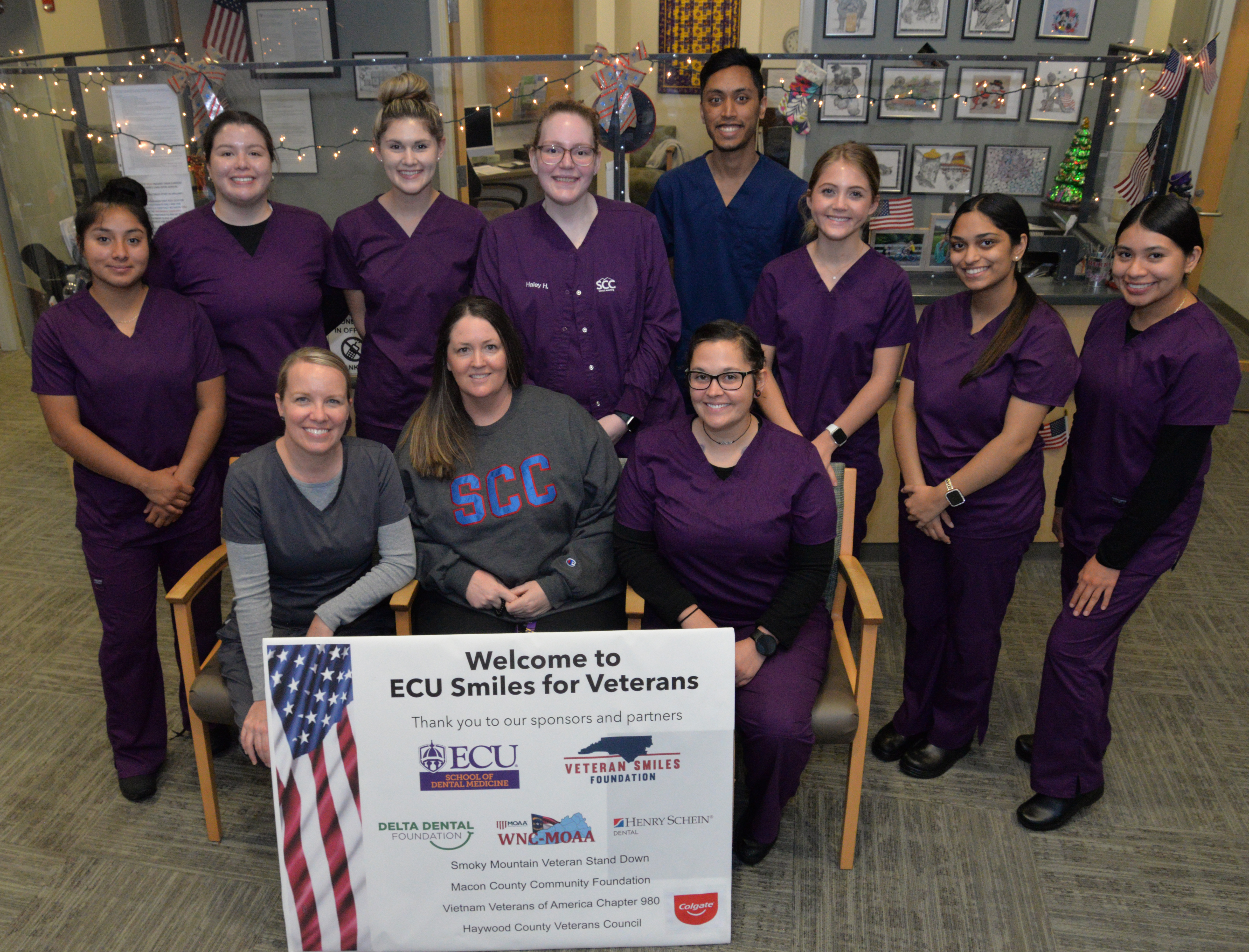 SCC Students at ECU Dental Clinic