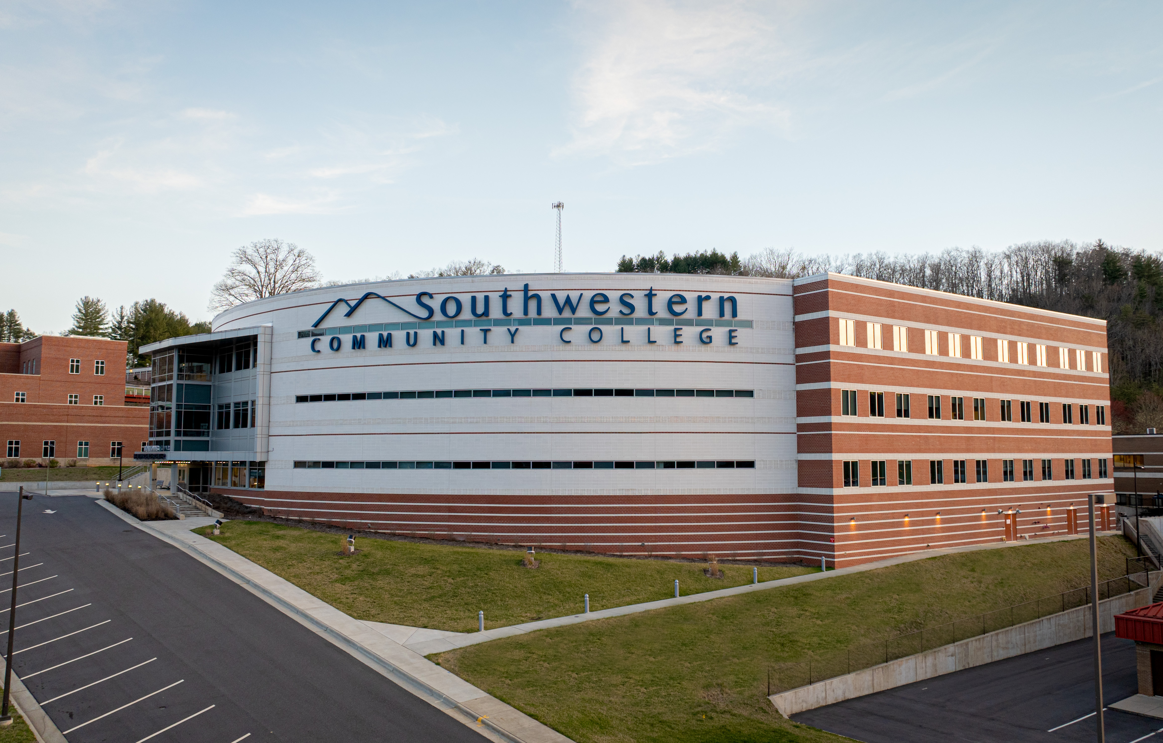 Cell Tower behind the Don Tomas Health Sciences Center