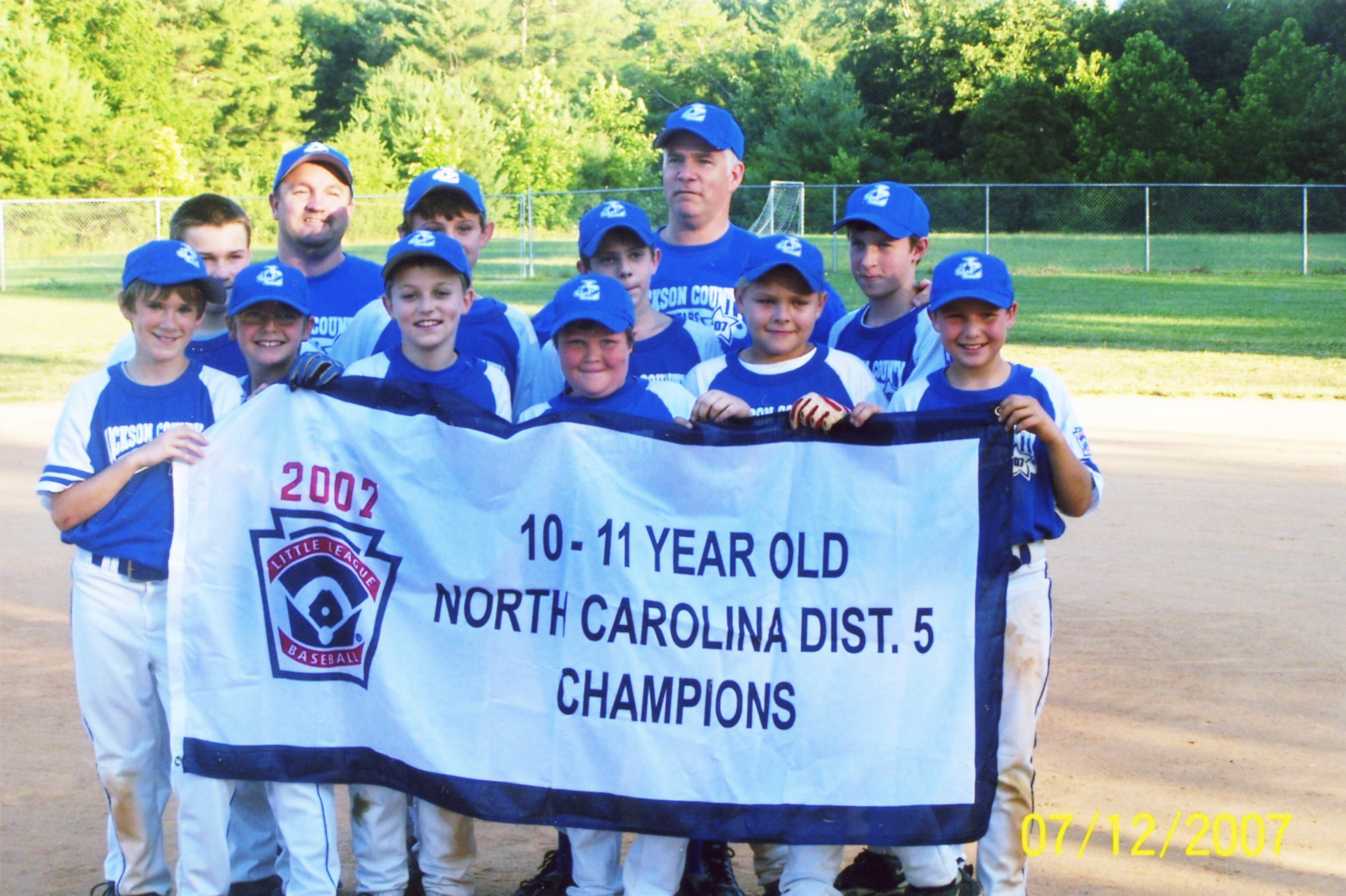 Youth League Baseball Team