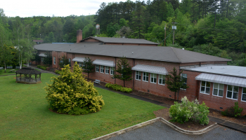 Ariel view of Swain Center
