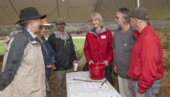 Photo of Christine Bredenkamp, Margaret Massie, Graeme Potter, Christ Leeks, Jeff Darnell and Rob Hawk