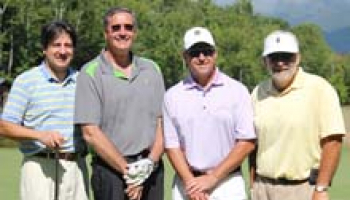 Mike Stewart; Dr. Don Tomas, president of SCC; Scott Rossa and David Agee.