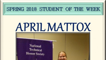 Student of the Week April Mattox