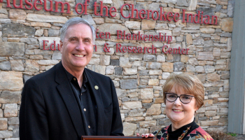 On Friday, March 10, the Order of the Long Leaf Pine was presented posthumously in honor of Lambert Wilson to his longtime partner, Jenny Holland.