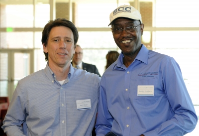 Mark Ellison and Stanley King at SCC.