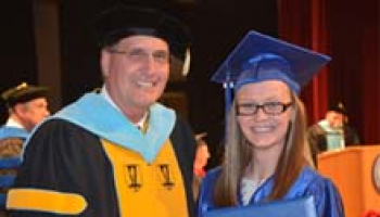 Photo of Dr. Don Tomas and Breanna Leigh Aiello