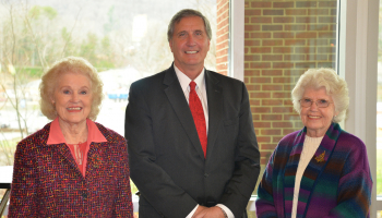 Catch the Spirit of Appalachia founders Amy Garza and Doreyl Cain with Dr. Don Tomas.