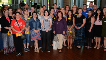 Photo of all SCC scholarship recipients who attended the event.