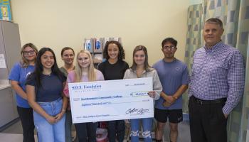 The N.C. State Employees’ Credit Union Foundation recently gave Southwestern Community College $18,000 to financially assist students who enroll in Workforce Continuing Education programs.