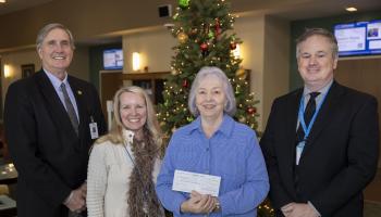 Joyce Cooper endows “Hand Up” Scholarship for SCC Allied Dental students.