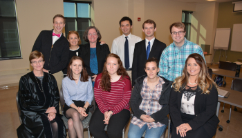 Group of people smile