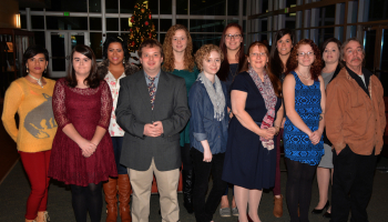 Group of people smile