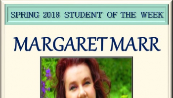 Outdoor portrait of female student