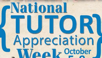 Photo of National Tutor Appeciation Week poster
