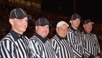 Photo of Curtis Dowdle and other officials