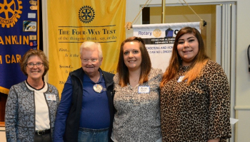 From left to right: Janet Greene, Nancie Wilson, Megan Crisp, Maryanne Davey