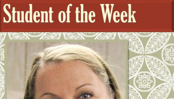 Picture of Amy Scherman who has been named SCC's student of the week