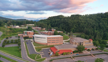 SCC's Jackson Campus as seen from the air