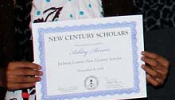 Photo of New Century Scholars certificate